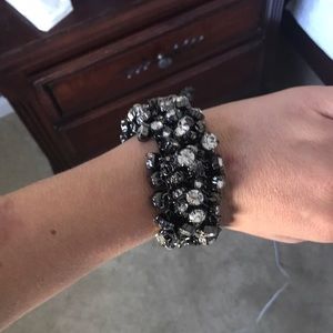 Diamond encrusted cuff